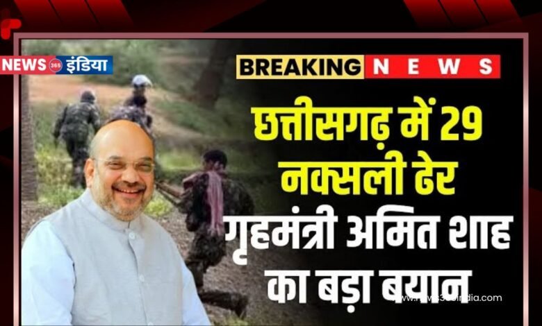 Amit Shah On Naxalite encounter