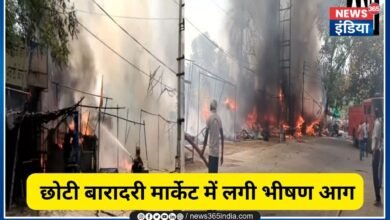 Fire in Baradari Market