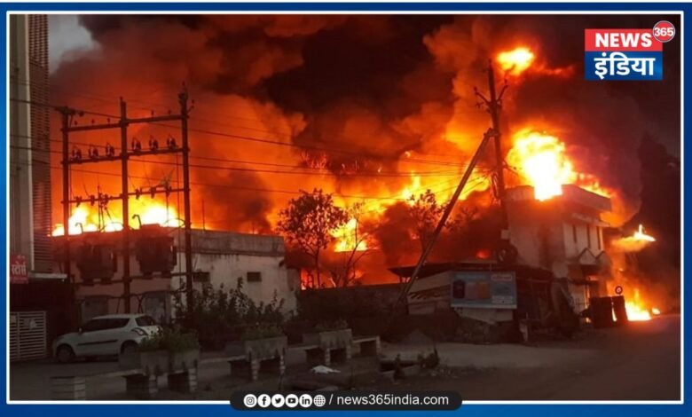 Raipur Mattress Factory Fire