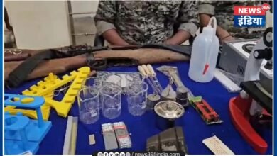 Dangerous chemicals recovered from Naxalites