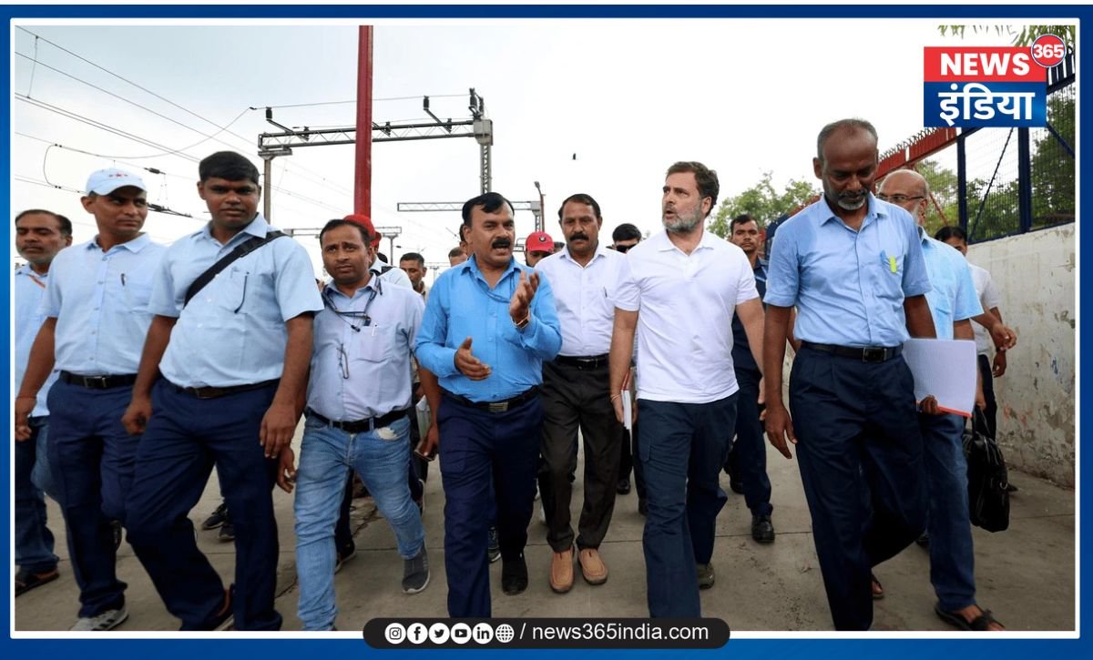 Rahul Gandhi Meet Loco Pilot