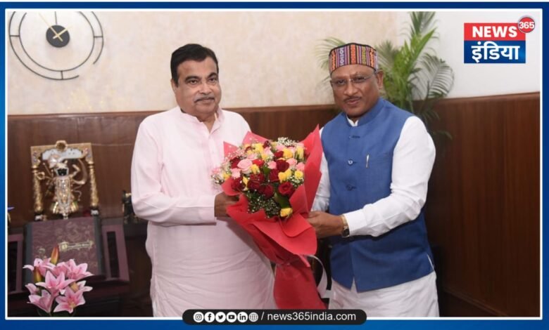 CM Vishnudev Sai meeting Nitin Gadkari