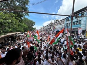 MP Youth Congress Protests